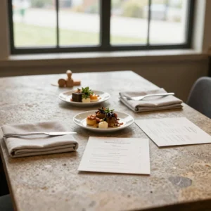 Catering Menu Tasting